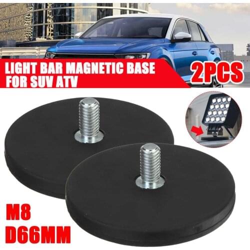 2/4x Powerful Magnetic Base Mount Bracket Clamp LED Work Light Bar Holder For Jeep SUV ATV Off-road