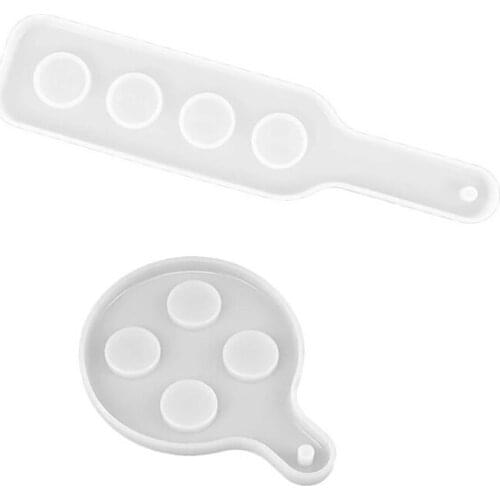 2 Pcs Beer Resin Molds DIY Silicone Shot Glasses Tray Resin Casting Mold Wine Glass Cup Rack Mould