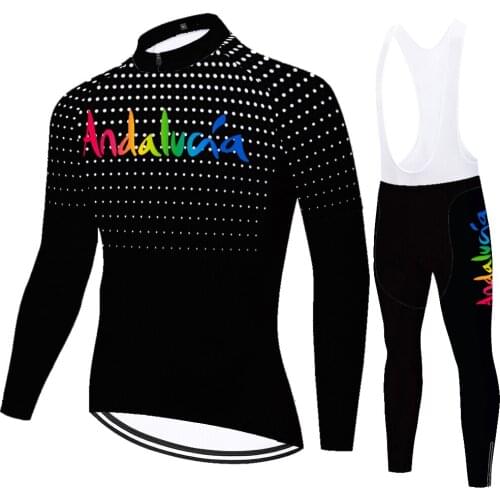 Andalucia Summer Spirng Uniforme Ropa Para Equipamento Verano Maillot Equipacion Mallots Ciclismo Hombre Ciclismo Masculino