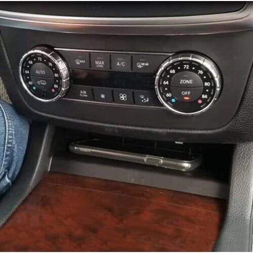 15W car QI wireless charger for Mercedes Benz GLE C292 ML W166 GLS charging case wireless phone charger accessories for iPhone