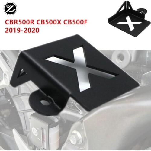 For Honda CBR500R CB500F CB500X 2019-2020 Motorcycle Modified CNC Rear Brake Pump Fluid Reservoir Guard Protector Oil Cup Cover