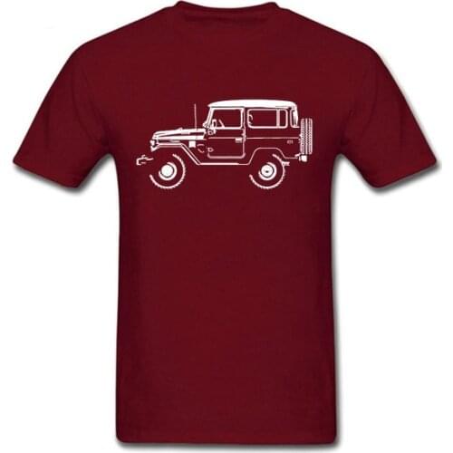 Youth Jumbo Size Topshirts Mens Tshirts BJ40 FJ40 Land Cruiser T Shirt Fitness Men T-Shirt Adventure All Terrain 4X4 Land Tee