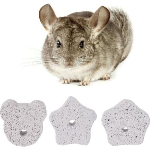 Hamster Squirrel Teeth Grinding Mineral Stone Chinchilla Rabbit Cage Accessories Drop Ship