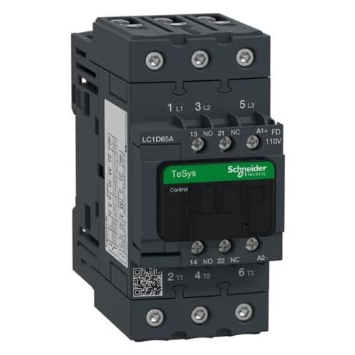 LC1D65A LC1D65AFD TeSys D contactor - 3P(3 NO) - AC-3