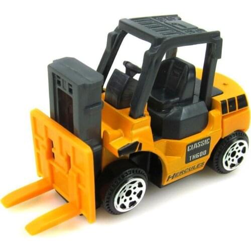 Montessori Construction Truck Excavator Forklift With Childrens Alloy Of Sets Educational Toys Model Signs 16 Road Car N4W8