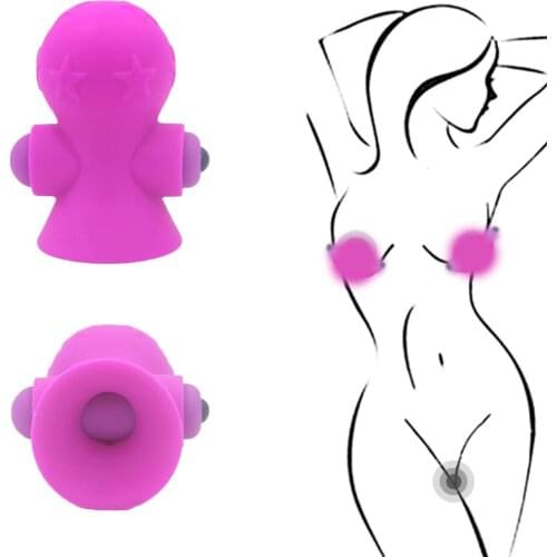 Nipple Pump Vibrator for Women Nipple Sucker Vibrating Silicone Bullet Suction Cup Breast Massager Clitoris Stimulator Sex Toys