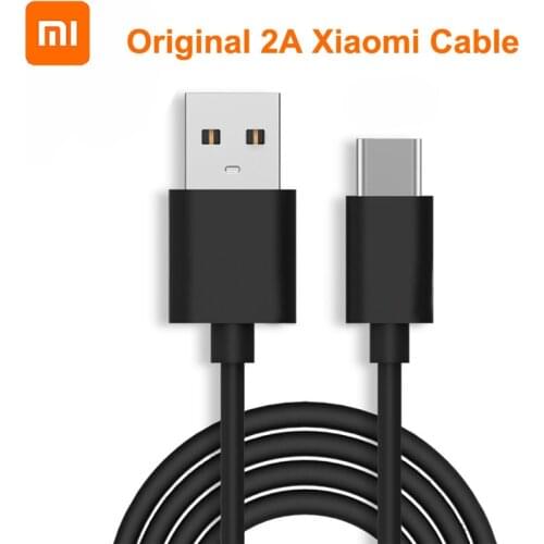 Original Xiaomi 2A USB Type C Micro USB Data Cable for Mi 9 6 5 5S 5X 5S Plus 4C 4S MIX MAX 2 NOTE 2 3 Redmi Pro Charging Cable
