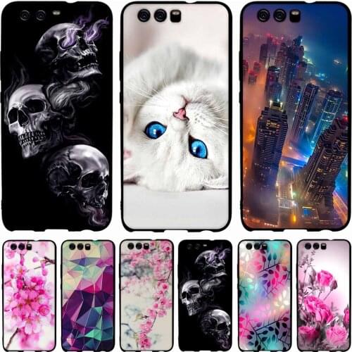 Luxury Case For Huawei P10 Case silicone Cartoon TPU Soft Back Cover For Huawei P10 Cover fundas Cover For Huawei P10 Phone Case