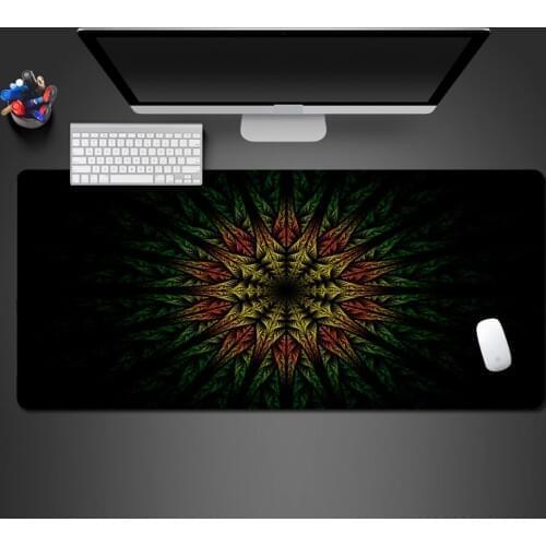 Super Cool 3D Line Effect Color Mouse Pad Advanced Non-slip Computer Accessories Play Pad Keyboard Mouse Mat Christmas gifts