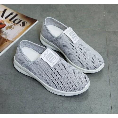 2021 New Women Casual Shoes Fashion Loafers Breathable Air Mesh Vulcanize Shoes Lady Walking Shoe Summer Female Tenis Sneaker