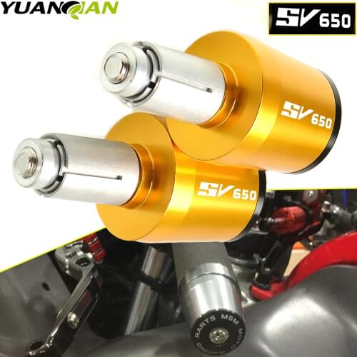 Universal Motorcycle Motocross CNC Aluminum 7/8" Bar End Handlebar for SUZUKI sv650 / s sv 650 / sv650 sv650s SFV650 SV1000 1000