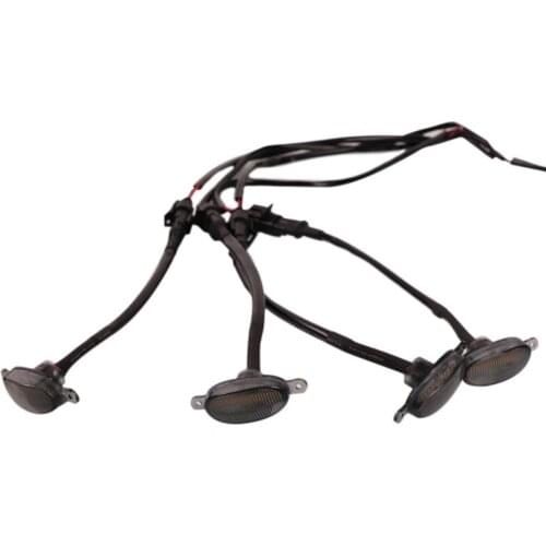 Universal Car Bumper Front Grille Light Amber LED Grille Light for Toyota Kia Honda Mercedes Ford Chevrolet