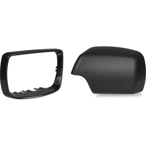 For -BMW E53 X5 2000 2001 2002 2003 2004 2005 2006 Left Driver Side Rear View Mirror Cover Cap + Trim Ring