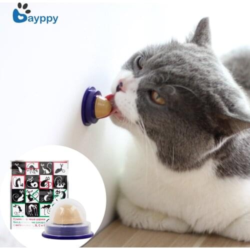 Healthy Cat Snacks Catnip Candy Licking Solid Nutrition Gel Energy Ball for Cats Kittens Increase Drinking Water Help Digestion