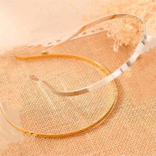 10pcs 2/4/6/8/10mm Width Head Bands Hair Jewelry Stainless Steel Hair Bands Hairwear Base Setting DIY Jewelry