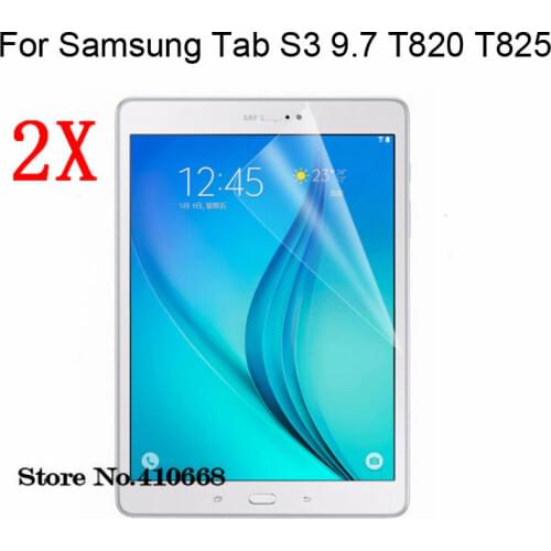 2pcs/lot Transparent Ultra-thin Explosion-Proof Anti Shatter Screen Protector Film For Samsung Tab S3 9.7 T820 T825 Tablet PC
