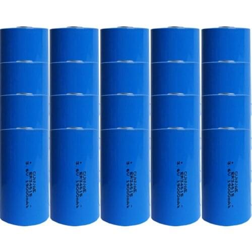 20Pcs ER34615 3.6V 19000mAH D size Lithium Battery for water electricity meter type D intelligent instrument Disposable battery