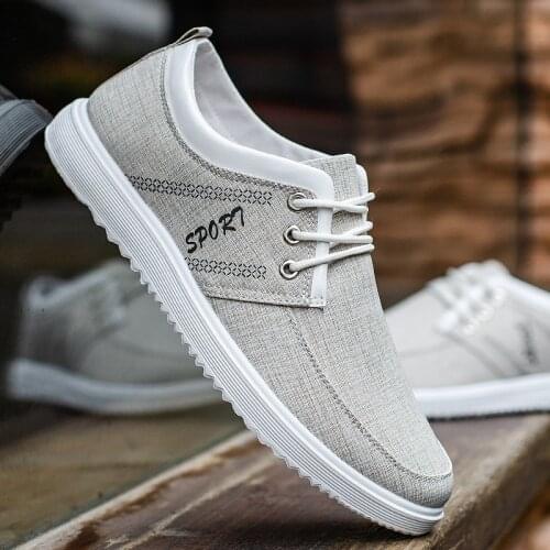 2021 New Arrival Canvas Shoes Men Spring Summer Casual Canvas Shoes For Men Flats Men Shoes Driving Sneakers Men Shoes