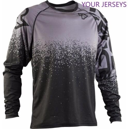 2022 Long Motocross Racing Jersey Downhill Bike Bicycle Pro Moto Off Road T Shirt Clothes Clothing Top DH MX GP RBX MTB #10 FXR