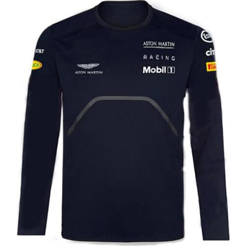 2020 Red Color Bull F1 Team Shirt Motorsport GP For Martin Shirt Racing Jersey Long sleeve Shirt Clothing Motorcycle