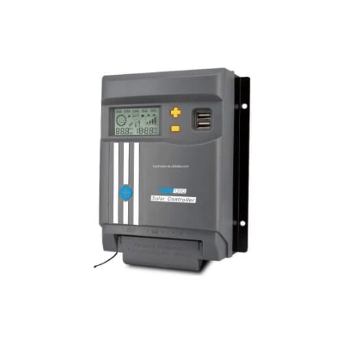 30A MPPT PV Controller with WIFI/Bluetooth 12V/24V Solar Panel Battery Regulator Charge Controller Dual USB LifePo4/Lithium