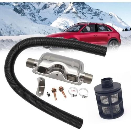 Car Diesel Parking Heater 24mm Exhaust Silencer 25mm Filter Pipe Hose Line For Webasto/Eberspacher