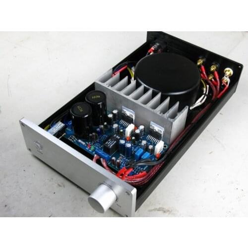 DIY HIFI fever classic NE5532 + TDA7293 amplifier independent cooling with protective 80W*2 2.0 channel Digital amplifier