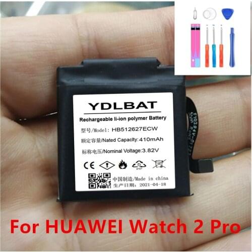 HB442528EBC HB512627ECW For HUAWEI Watch 1 For HUAWEI Watch 2 Pro 4G EO-DLXXU Watch GT LEO-B09 for WATCH GT FTN-B19 +Tools