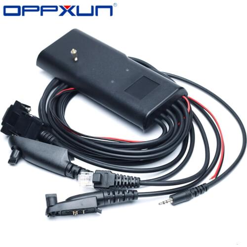 Oppxun 5 In1 Programming Cable For Motorola CM160 CM200 CM300 CM340 GP338 GP340 GP328Plus GP338Plus CP040 CP125 CP140 GP300