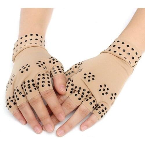 Arthritis Therapy Gloves Relief Arthritis Pressure Pain Heal Joints Magnetic Therapy Gloves Support Hand Massager