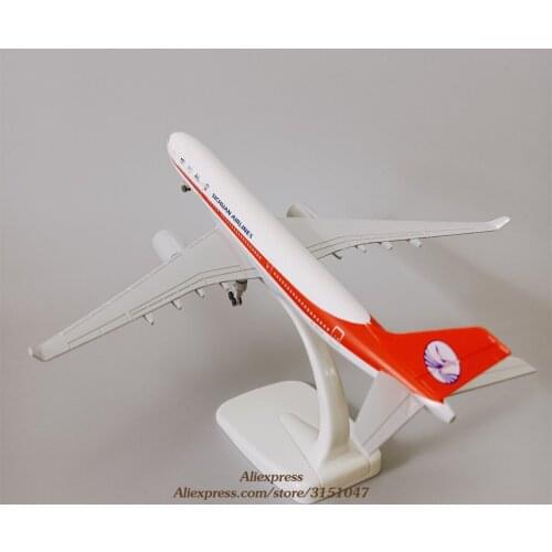 NEW 20cm Air China Sichuan Airbus A319 Airlines Airways Plane Model Alloy Metal Diecast Model Airplane Aircraft