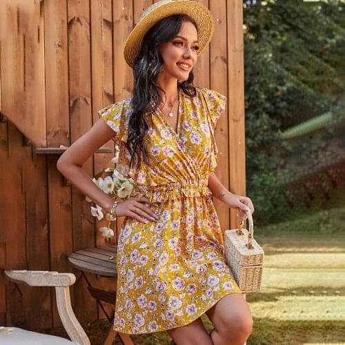 New Womens V Collar Waist Print Dress Maternity Dresses for Photo Shoot Maternity Gown