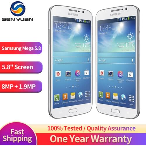 I9152 Original Samsung Galaxy Mega 5.8 I9152 Mobile Phone 8G ROM 1.5G RAM Dual core WIFI GPS 8MP Cell Phone