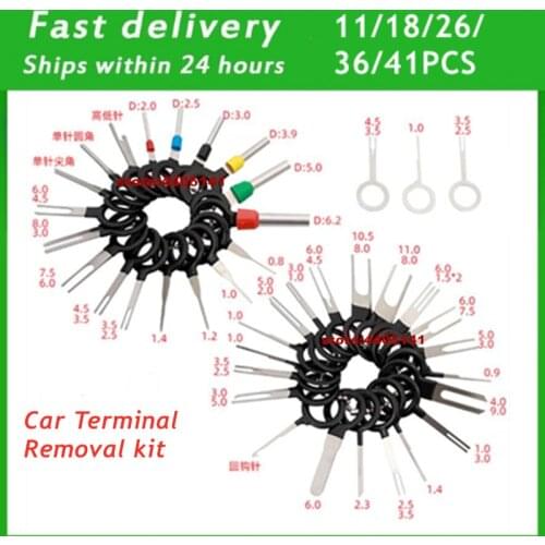 2021 HOT Car Terminal Removal Kit Wiring Crimp Connector Pin Extractor Puller Terminal Car Repair Professional Tools
