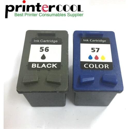 Einkshop 56 57 Remanuactured Ink Cartridge Replacement for hp 56 57 Deskjet 450CI 5150 5550 5650 PSC 1315 1350 2110 2210 Printer