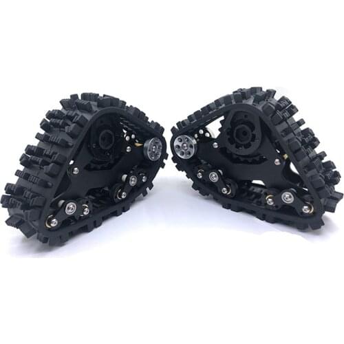 Snow Tires Track Wheels Sandmobile Conversion for 1/10 TRAXXAS TRX4 RC Crawler Car Upgrade Parts Accessories Non-slip Tires