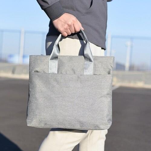 Laptop Handbag Polyester Water Repellent Large Space Business Hand Bag For Men And Women Handbag Bags Laptop Bag Business