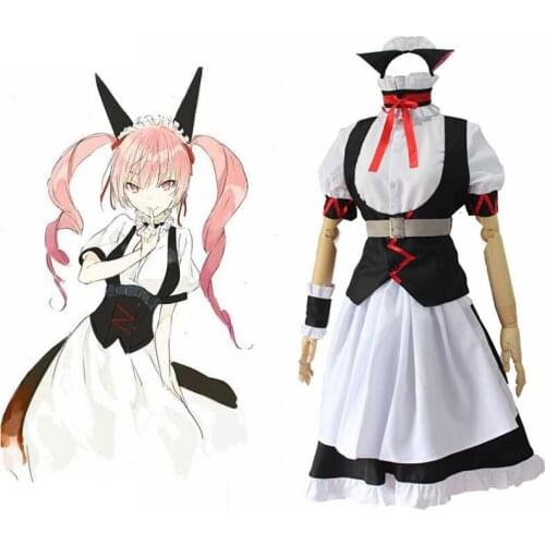 Unisex Anime Cosplay Steins;Gate Feris Ferris Faris Cosplay Costumes Uniform Dress