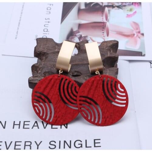 Brand Metal Elegant Drop Earring Woman 2019 New Vintage Gold Color Cheap korean Statement Earrings Accessories brincos