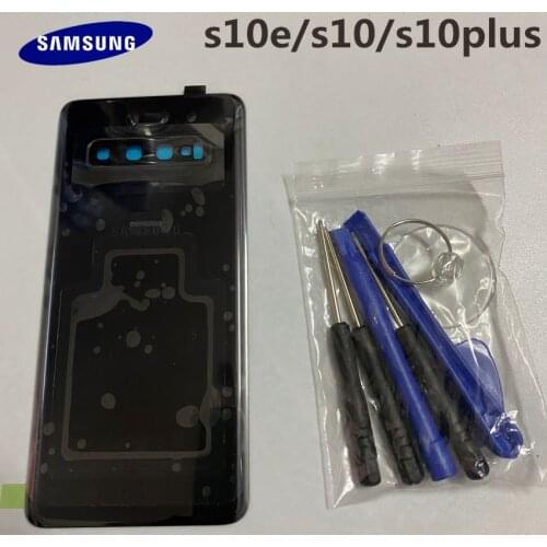100% Original For Samsung Galaxy s10e S10+plus G970 G973 H975 Battery cover Back cover S10 Rear glass screen Rear Glass case