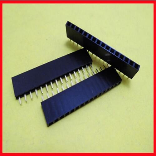 2.54mm female header Straight pin header Female header Single header 1*16P Female header for LCD1602