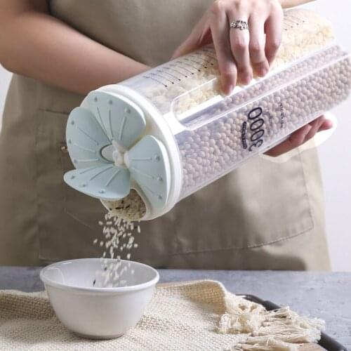 3000ML Transparent Sealed Containers Plastic Box Storage Organizer Kitchen Accessories Household Items Food Cans