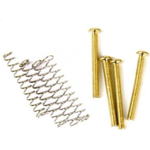 4 Humbucker Pickup Mounting Screws Springs 3mm for Les Paul SG ES Guitar
