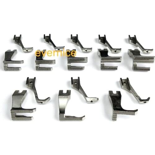 8 sets Walking Piping & Welting Zipper Feet for BROTHER DB2-B797, DB2-B798