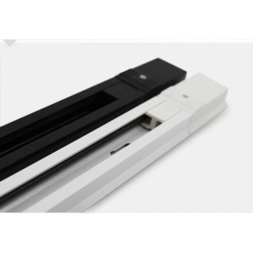 Free Shipping Die Cast Aluminum LED Track Rail Lights 2 Wires/ Adapter LED Lamps LED Track Light 15pcs/lot