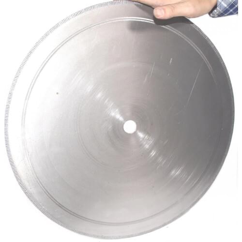 16" inch Diamond Cutting Disc Lapidary Saw Blade Disk Notched Rim Thickness 2mm Jewelry Tools for Stone Gemstone Rock Slab