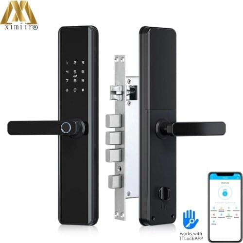TTlock Tuya APP Remote Control Smart Home Door Lock M1 Door Access Control Anti-theft Lock Biometric Fingerprint Lock