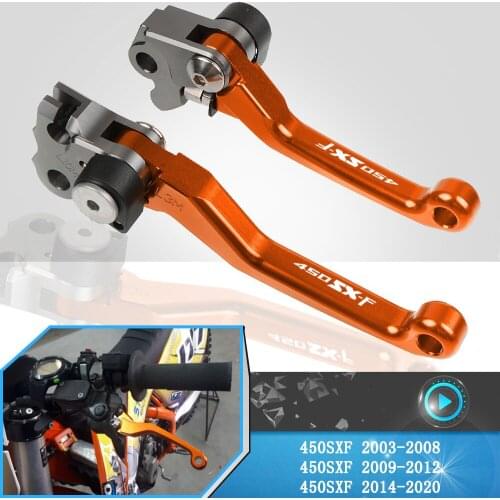 For 450SXF 450SX-F 450 SXF 2003-2014 2015 2016 2017 2018 2019 2020Motorcycle Brake Clutch Levers Aluminum Motocross Clucth Lever