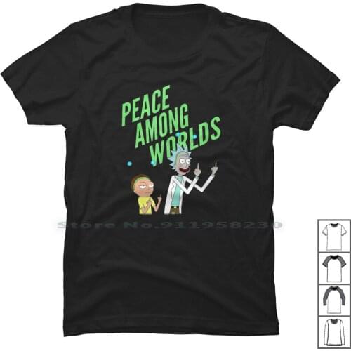 Peace Among Worlds Portal T Shirt 100% Cotton Popular Symbol Seller Portal Parody World Quote Peace Port New Ace Ny