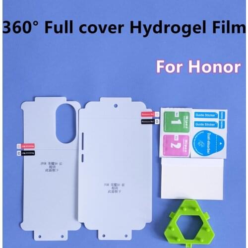 360° Full Cover Hydrogel Film For Honor 50 Pro/50SE Screen Protector For Honor V40/30Pro TPU Hydrogel Film Curved Fit Not Glass